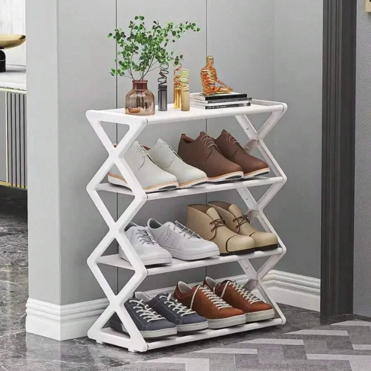 Zapatera de 4 Niveles