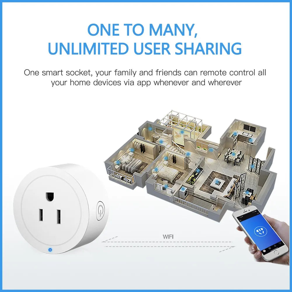 Enchufe Inteligente WiFi + Bluetooth Home