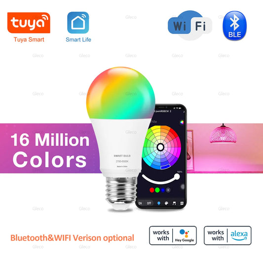 Foco Inteligente LED RGB WiFi + Bluetooth | Control por Voz con Alexa y Google Home