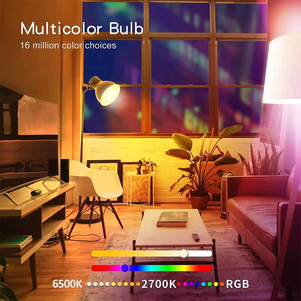 Foco Inteligente LED RGB WiFi + Bluetooth | Control por Voz con Alexa y Google Home