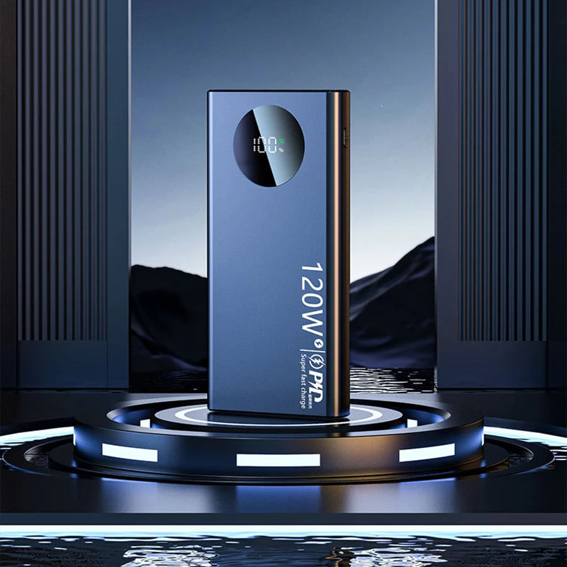 Power Bank 500,000mAh 120W – Carga Rápida para Todo Tipo de Dispositivos