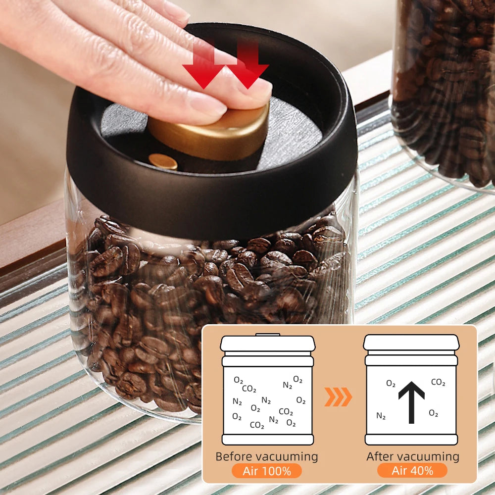 Frasco de Vidrio Hermético al Vacío