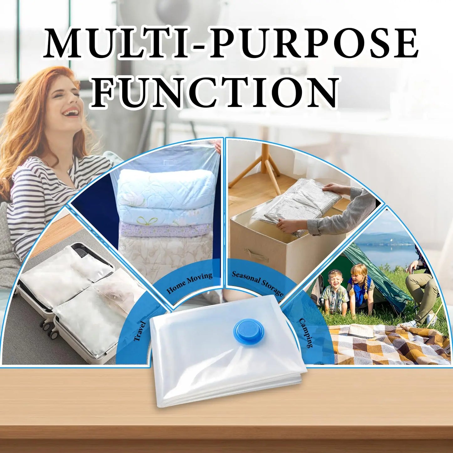 Set de 5 Bolsas al Vacío Reutilizables